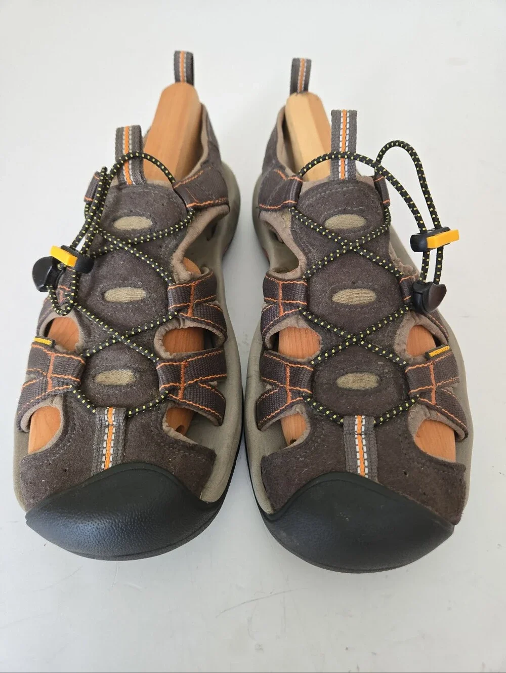 Keen Men’s Waterproof Brown Outdoor Sandals Drawstring 1126 Size 10 EU43